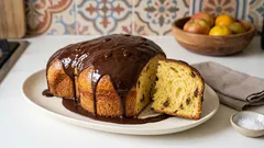 Colomba pasquale con lievito di birra e copertura al cioccolato: soffice e profumata