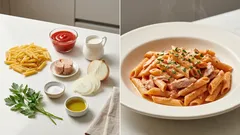 Penne al baffo con tonno: il primo cremoso che si fa in 15 minuti