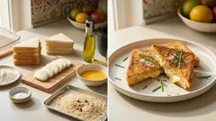 Mozzarella in carrozza in friggitrice ad aria: croccante fuori, filante dentro