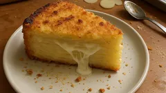 Millefoglie di patate e provola: croccante sopra, filante dentro