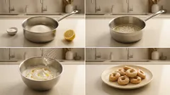 Glassa di zucchero a caldo: bianca, liscia e pronta per biscotti e ciambelle