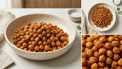 Ceci croccanti in friggitrice ad aria: lo snack speziato pronto in 12 minuti