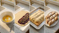 Pastarelle ripiene con confettura e noci: biscotti fragranti con frolla all’olio