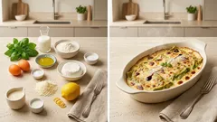 Crespelle al basilico con ricotta e limone: cremose dentro e gratinate in friggitrice ad aria