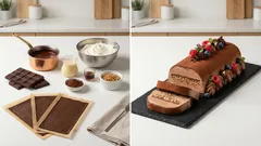 Tronchetto gelato al cioccolato senza gelatiera: cremoso e pronto in anticipo