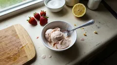 Gelato alla fragola fatto in casa: 3 versioni (classico, senza gelatiera e senza latte)