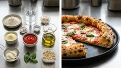 Pizza napoletana contemporanea in forno di casa: impasto in biga e cornicione alto