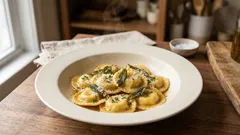 Ravioli di Pasqua fatti in casa: ricotta cremosa e sfoglia sottile che regge la cottura